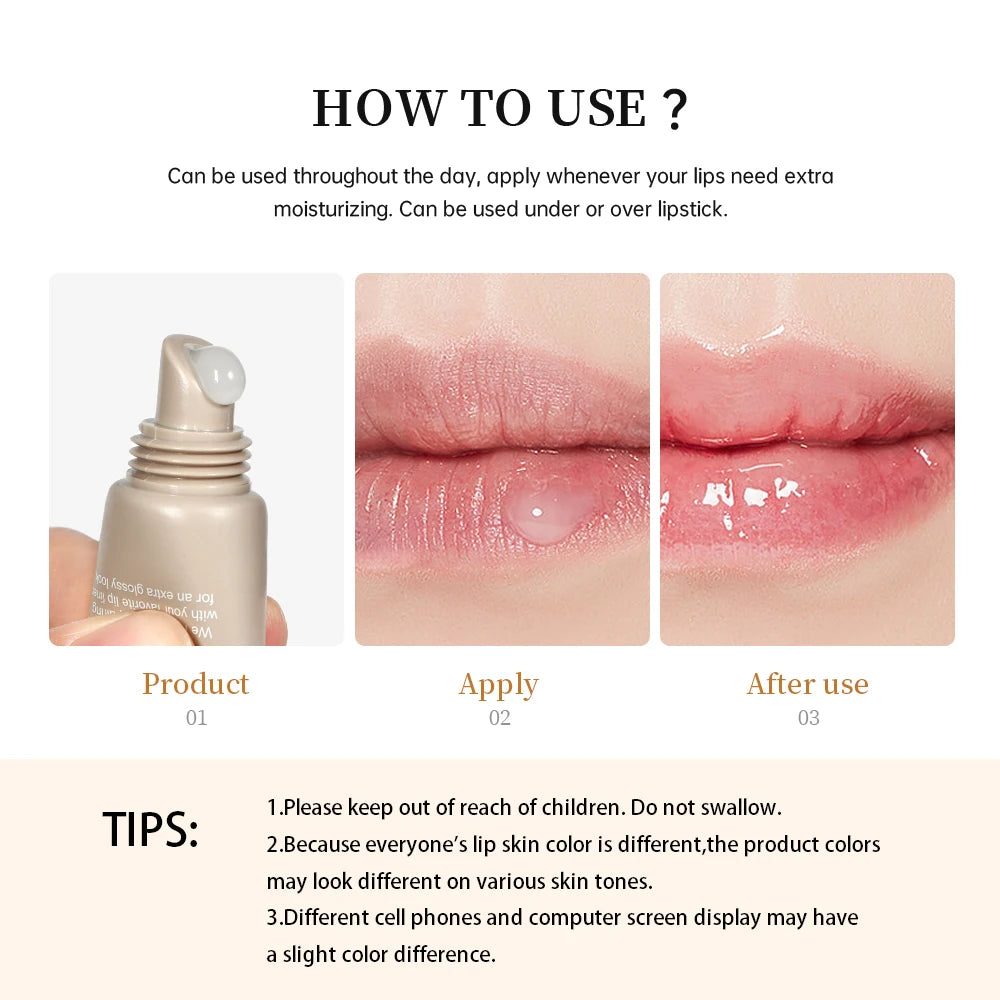 Mini Summer Butter Lip Balm Set, 4-piece set for moisturizing and glossy lip oil, lightens lip lines and prevents chapped lips, Peaceful Pleasures Health and Wellness