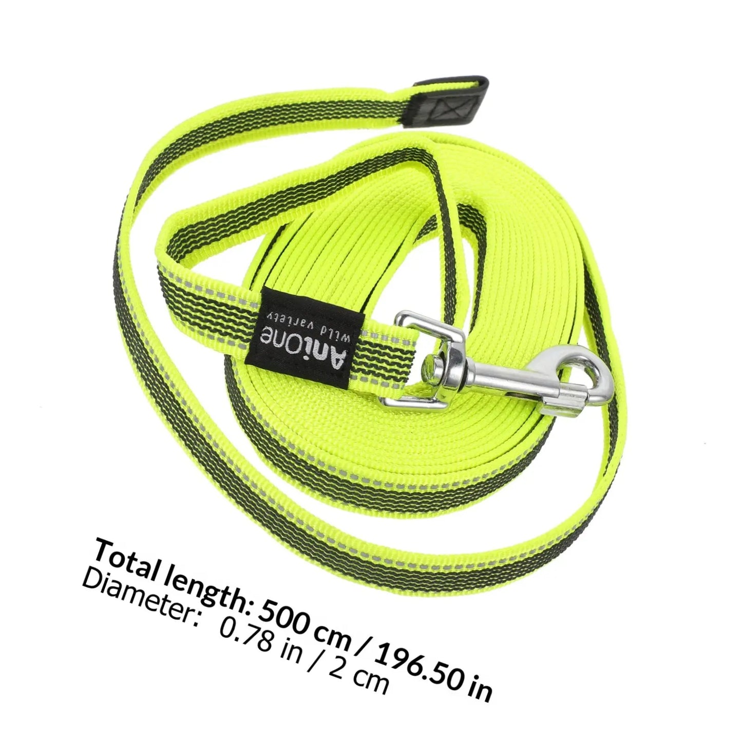 Training Dog Leash Rope Outdoor Dog Walking Rope Heavy Duty 360 Rotation Swivel Hook Multipurpose Pet Walking Leash Peaceful Pleasures Health and Wellness Yellow