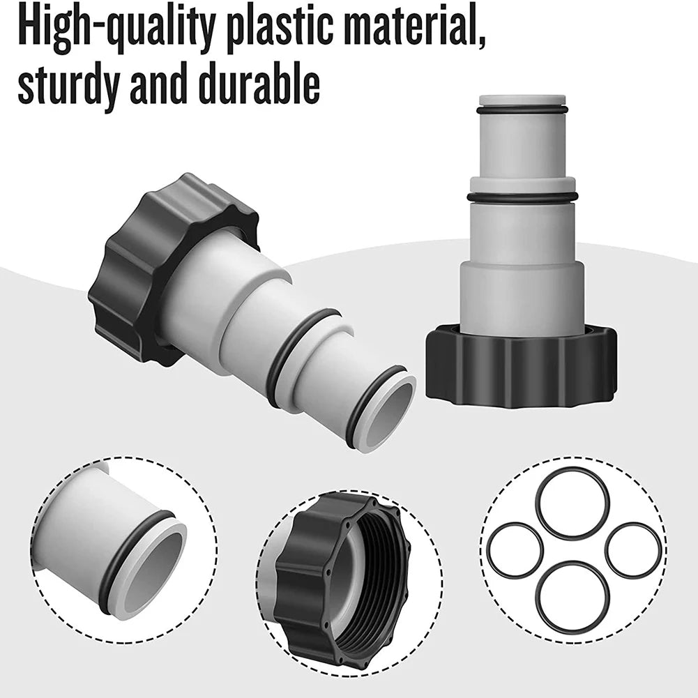 Pool Hose Adapter Kit for Intex Filter Pumps Pool Accessories Peaceful Pleasures Health and Wellness