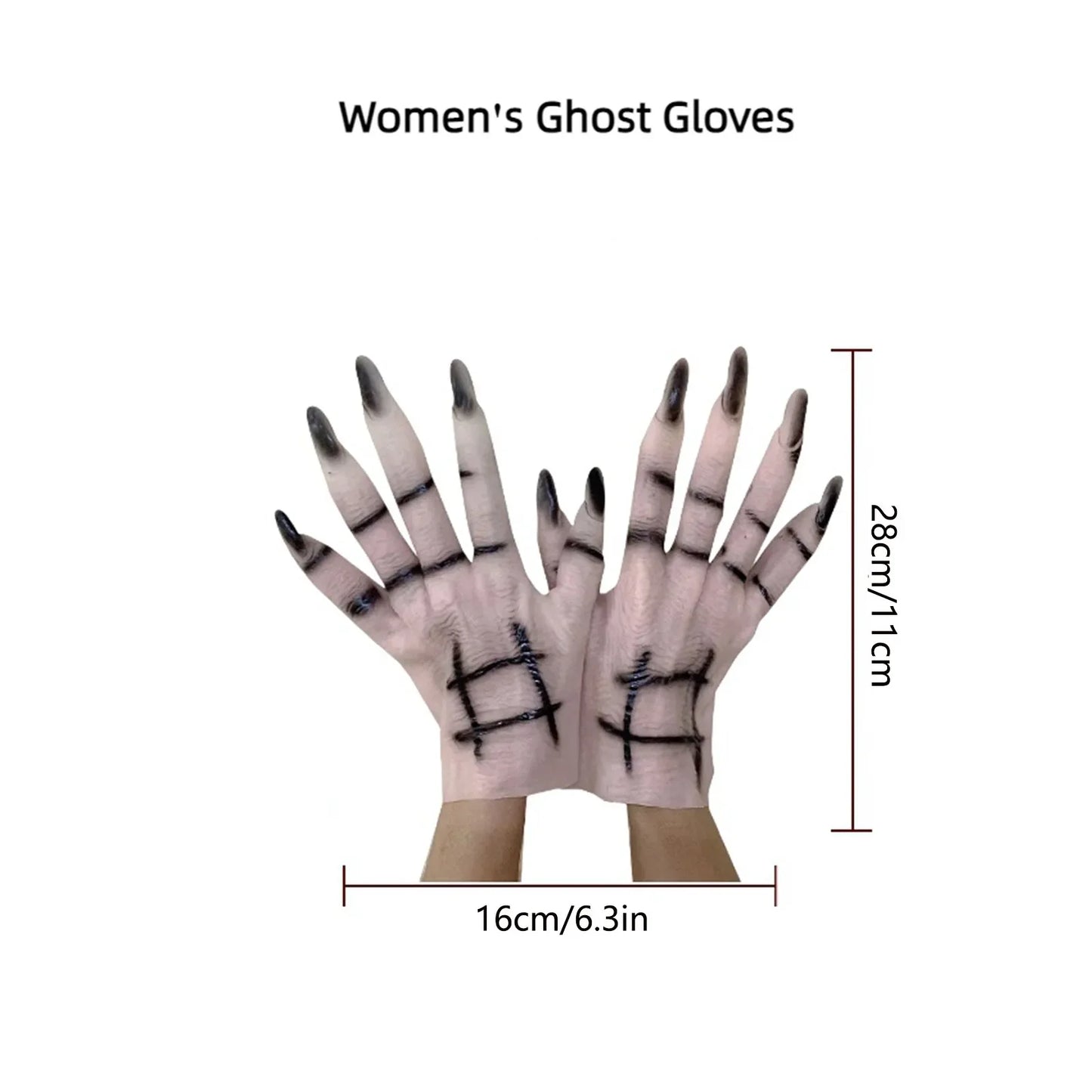 Halloween Horror Claw Gloves – Ghost, Vampire & Wolf Monster