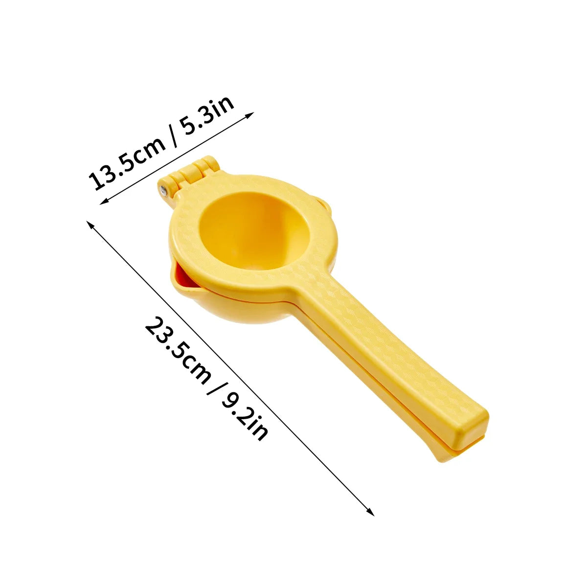 WORTHBUY Lemon Squeezer Plastic Citrus Press Kitchen Fruit Tools Manual Fruit Juicer Orange Fruit Extractor Hand Lemon Press Peaceful Pleasures Health and Wellness Yellow
