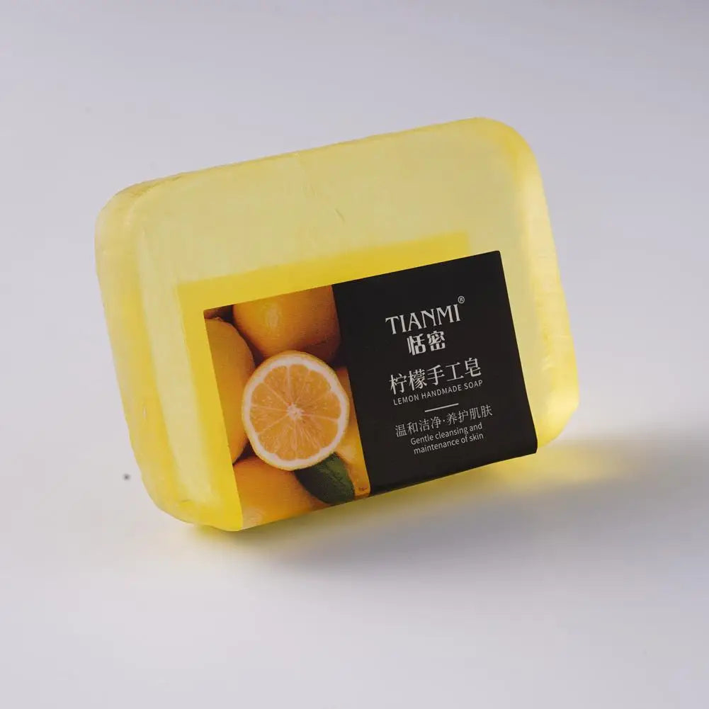 Lemon Essential Oil Handmade Soap 70g – Cleansing & Moisturizing
