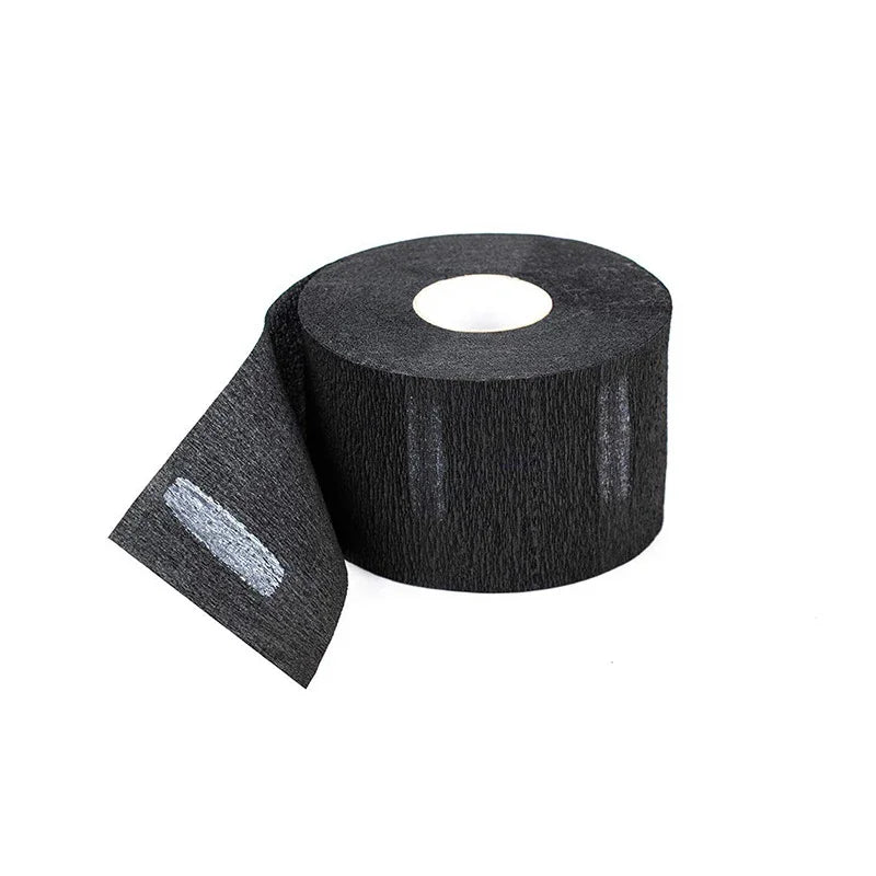 5/10 Rolls Disposable 1 Roll Hair Cutting Accessory Neck Paper Adjustable Barber Dedicated Salon Hairdressing White Neck Strips Peaceful Pleasures Health and Wellness 1 Roll Black