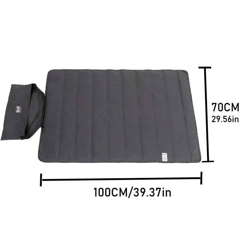 Waterproof Foldable Dog Blanket Mat – Travel & Outdoor Bed