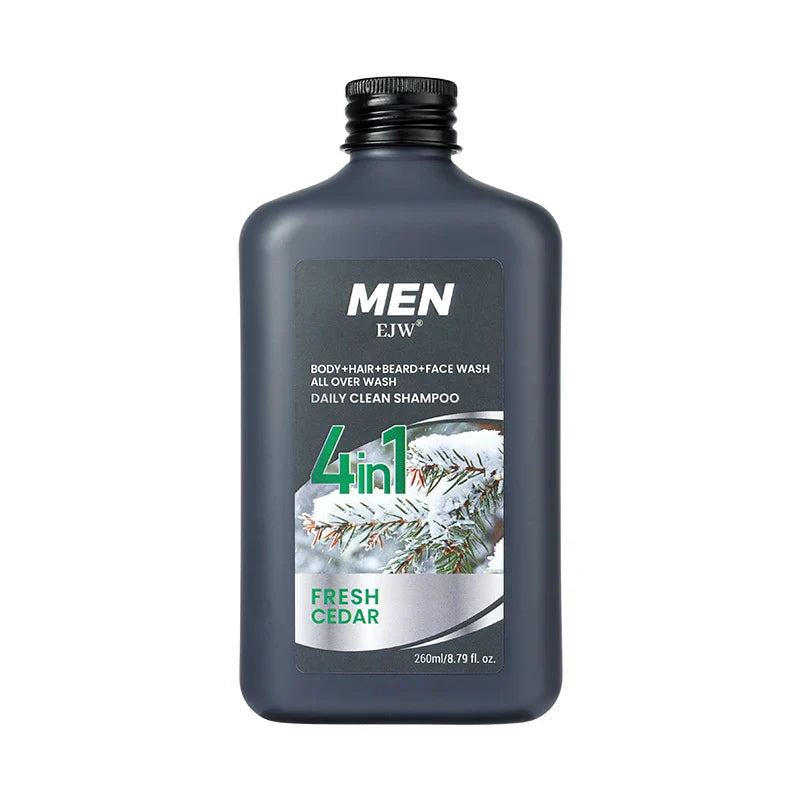 Men's 4-in-1 Body, Hair, Beard & Face Wash – Hydrating