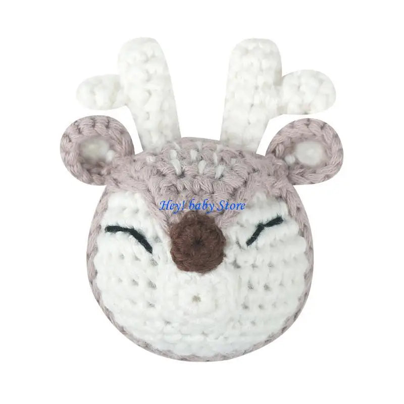 Crochet Animal Bead Pacifier Clip DIY Kit | Baby Teether