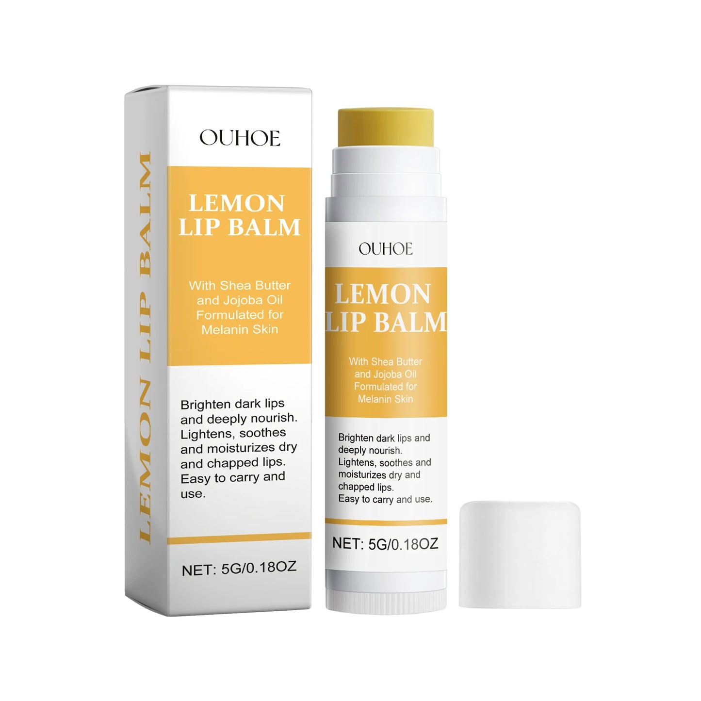 Dark Lip Lightening Balm – Korean Melanin Mask & Gloss Oil