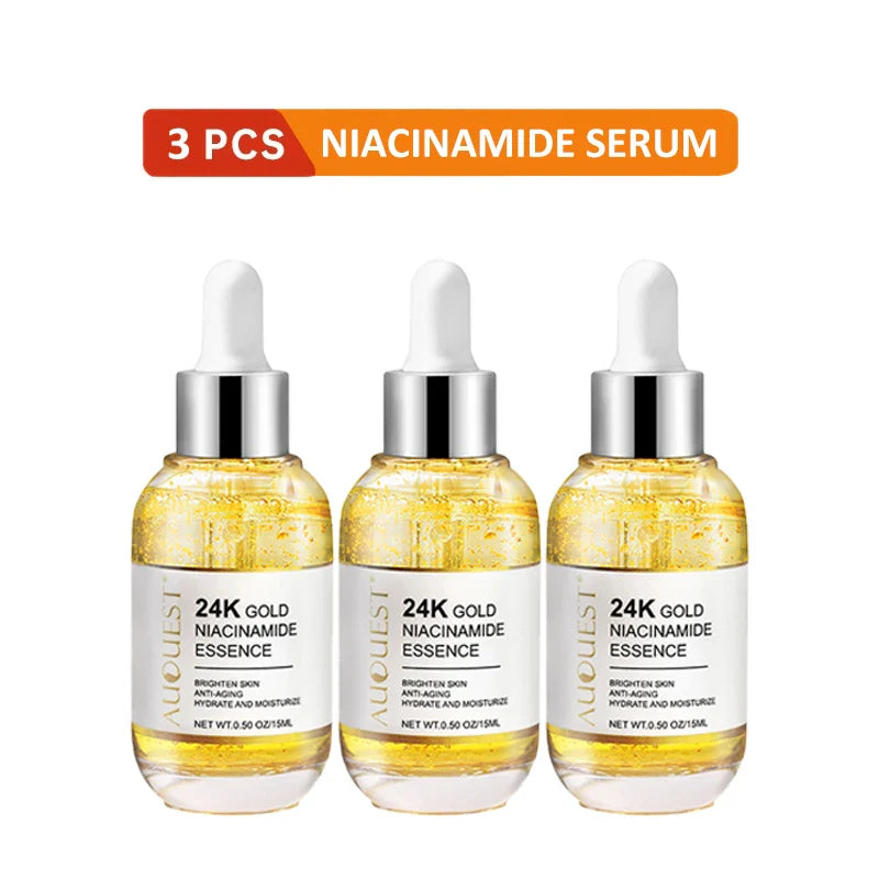 AUQUEST 24K Gold Niacinamide Serum – Brightening & Hydrating