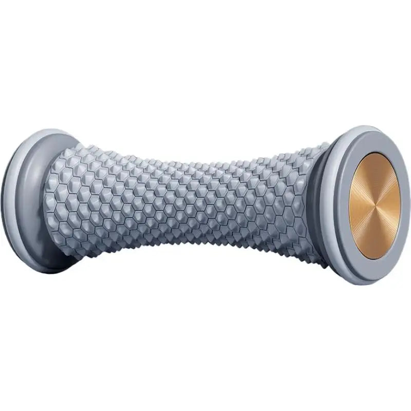 Portable Foot Massage Roller Yoga Plantar Fascia Roller Fitness Muscle Relaxation Roller Plastic Manual Leg Foot Relax Massager Peaceful Pleasures Health and Wellness Gray