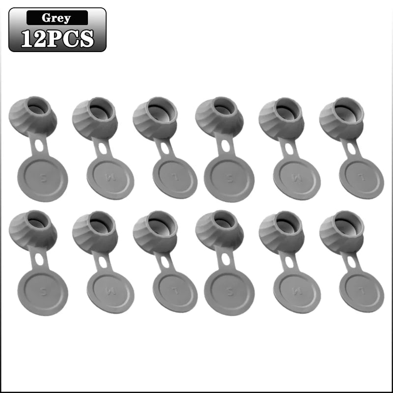 Inverted Bottle Cap Adapter Set – 3 Sizes | Shampoo & Lotion