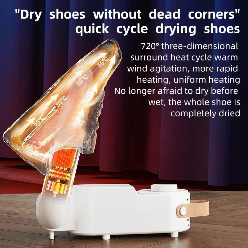 Electric Shoe Dryer with Timer – Deodorizing & Warming