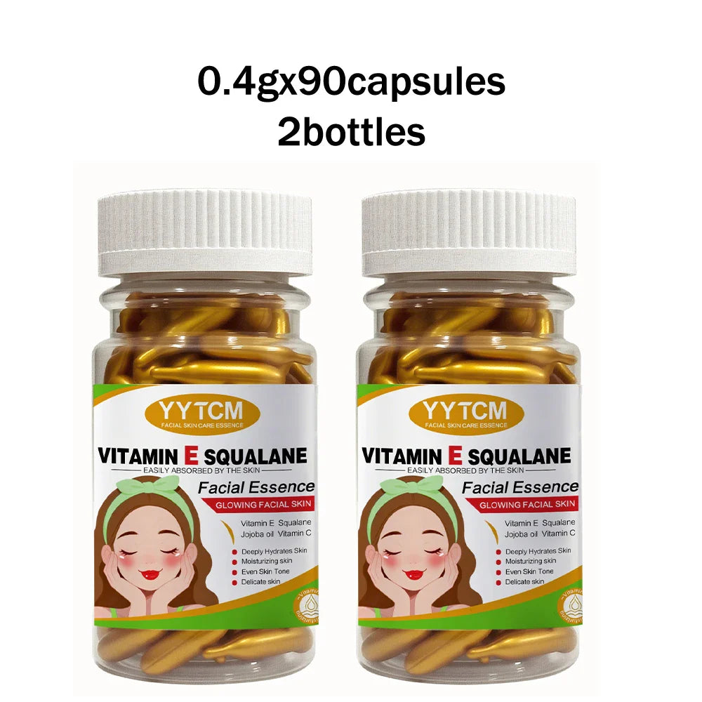 Vitamin E Moisturizing Capsule Essence – 90 Caps | Brightening
