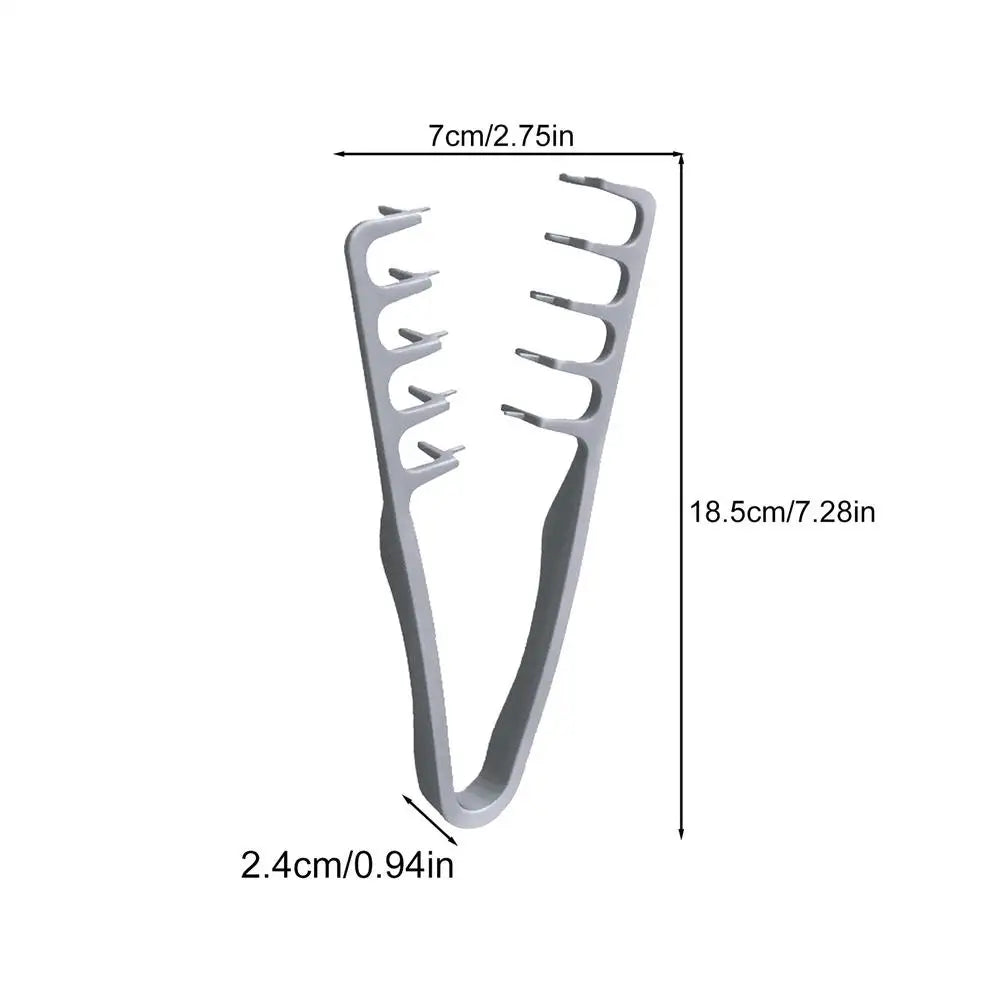Volumizing Wide-Tooth Styling Comb – All Hair Types Hair Styling Comb Peaceful Pleasures Health and Wellness GRAY
