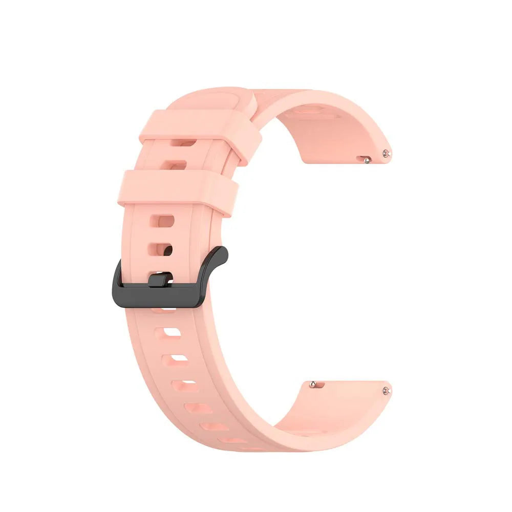 20mm 22mm Silicone Watch Strap for Amazfit Garmin Samsung Peaceful Pleasures Health and Wellness Pink 47MM