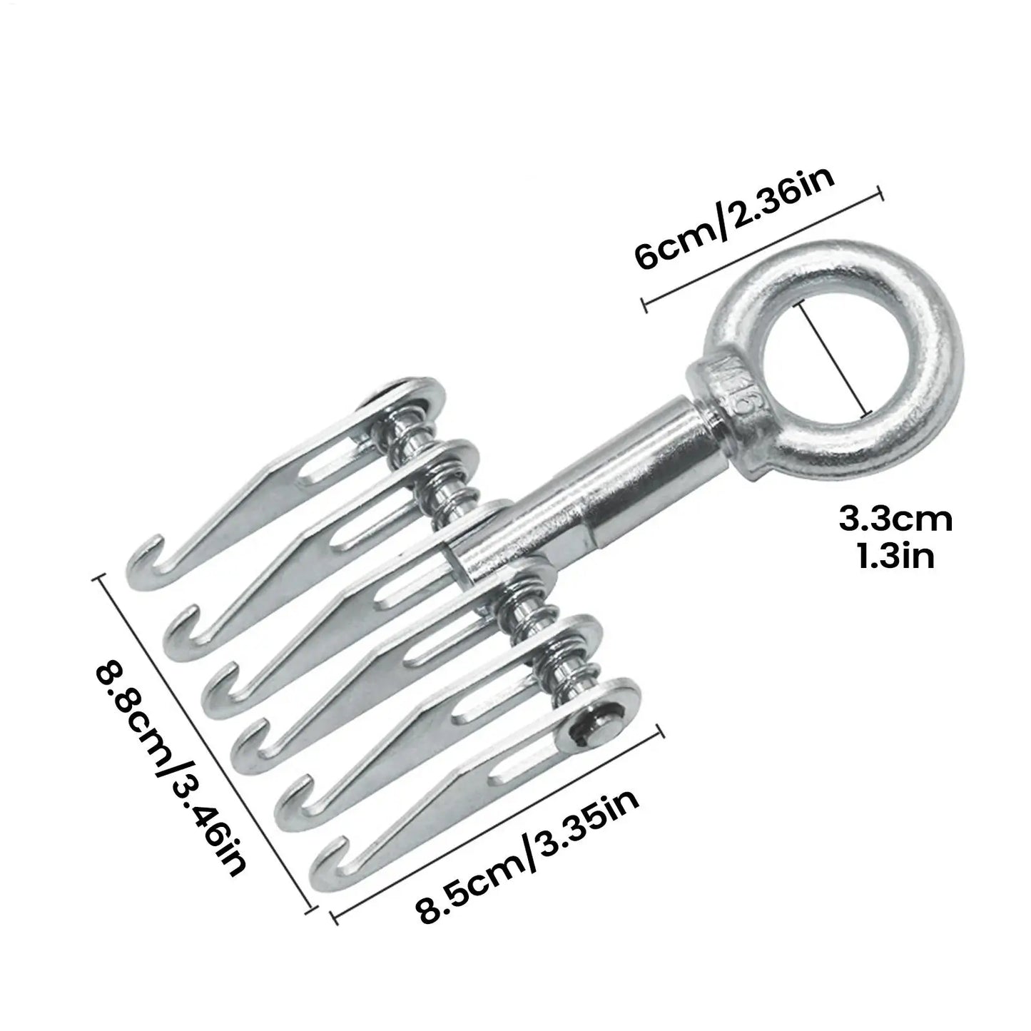 6-Claw Car Dent Puller Hook & Lifting Ring | Slide Hammer
