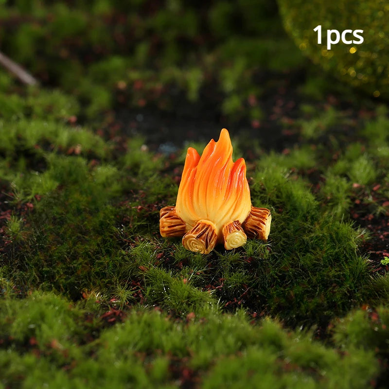 Fairy Garden Drunk Gnome Miniature Statues | Planter Decor Set