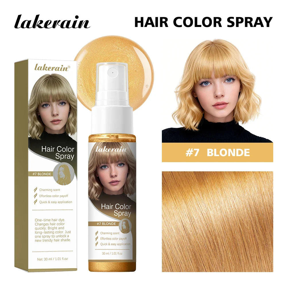 Temporary Hair Color Spray | 8 Colors, Washable, Glitter