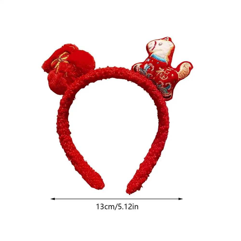 Plush Horse Headband – Cartoon Pony Party Hair Hoop