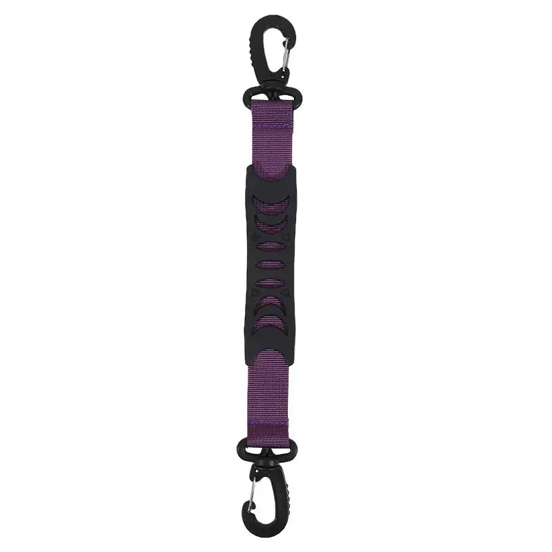 Roller Skate Carrying Strap for Adults Outdoor Hanging Handle Belt Buckle Hook Shoes Skate Accessories Transport Peaceful Pleasures Health and Wellness Purple