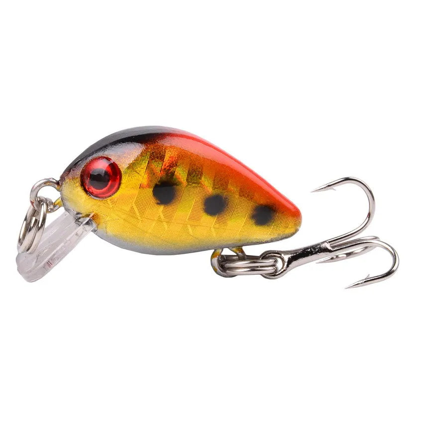 2026 New 3/5/8Pcs Mixed Color Crank Fishing Lure, 2.8cm 1.5g Mini Biomimetic Hard Bait Random Bait Set for Outdoor Fishing Peaceful Pleasures Health and Wellness