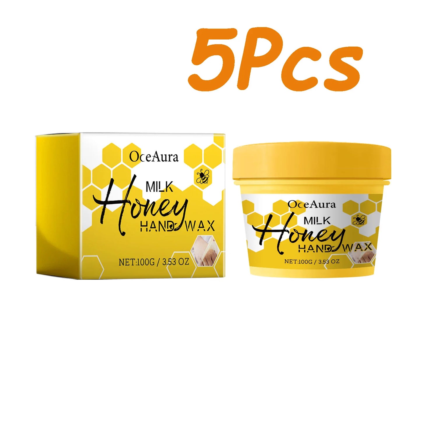Milk & Honey Hand Wax Mask – Moisturizing & Brightening 100g