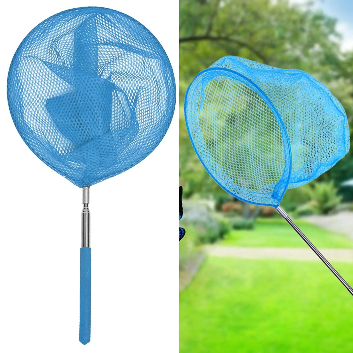 Retractable Kids Butterfly & Fishing Net | Telescopic Outdoor Toy