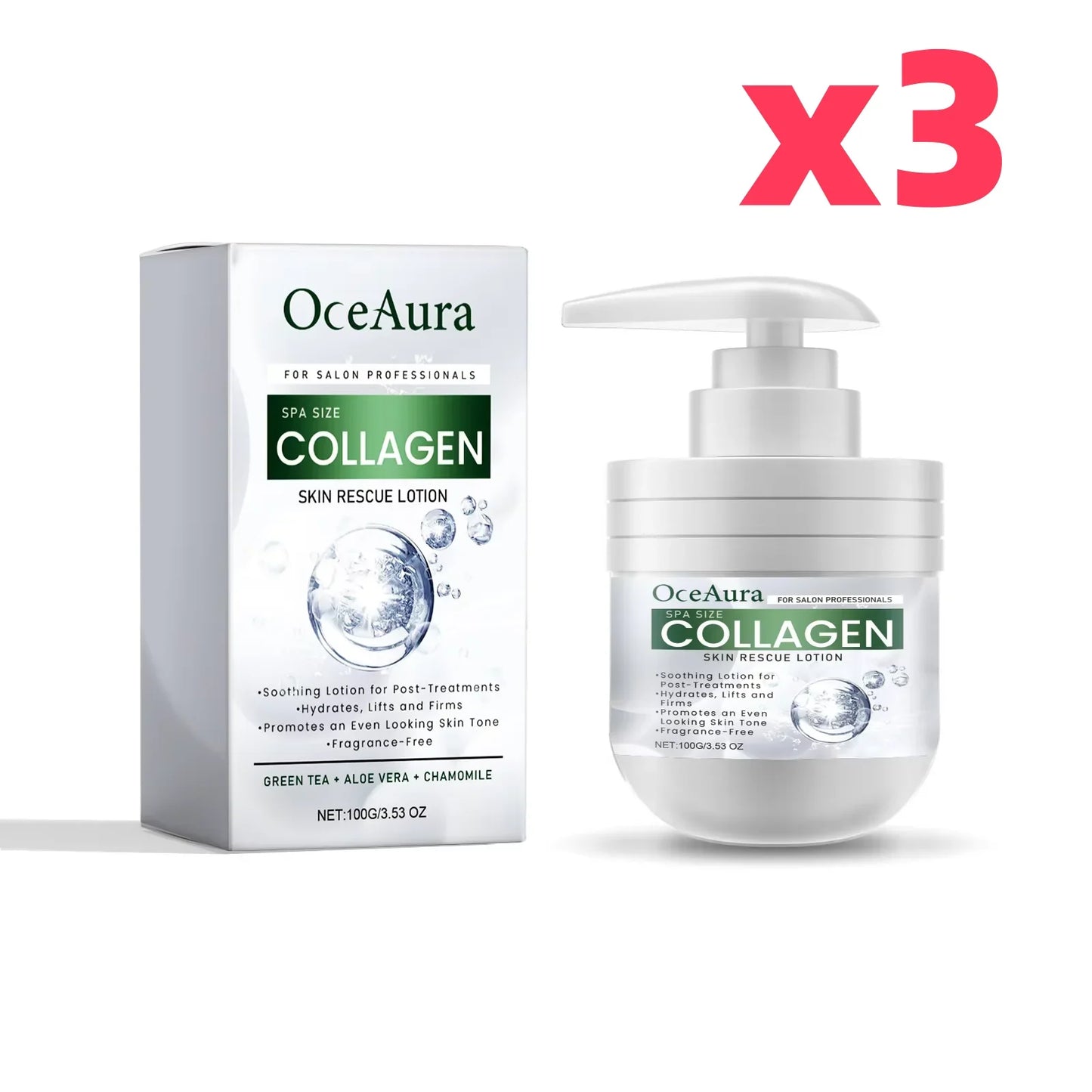 OceAura Collagen Body Brightening Moisturizing Cream 100g