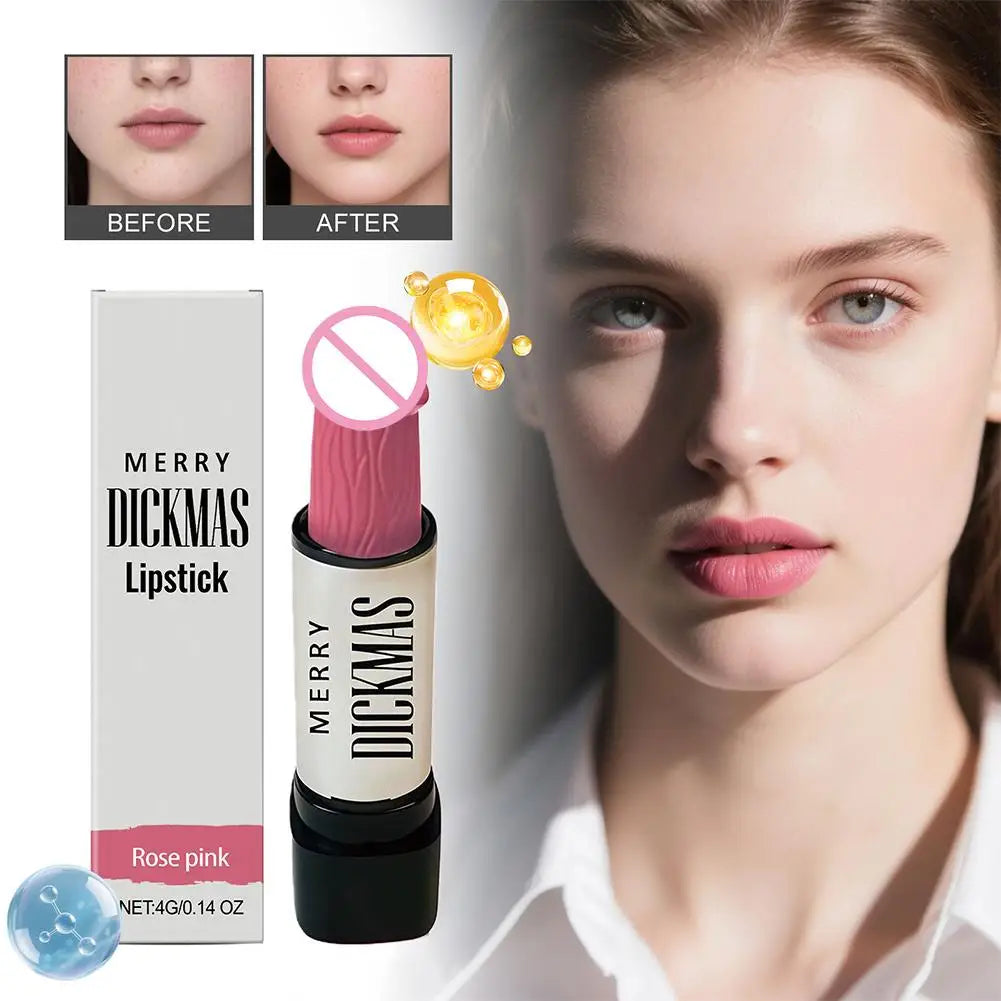Funny Gag Gift Matte Velvet Lipstick – Long-Lasting Non-Transfer