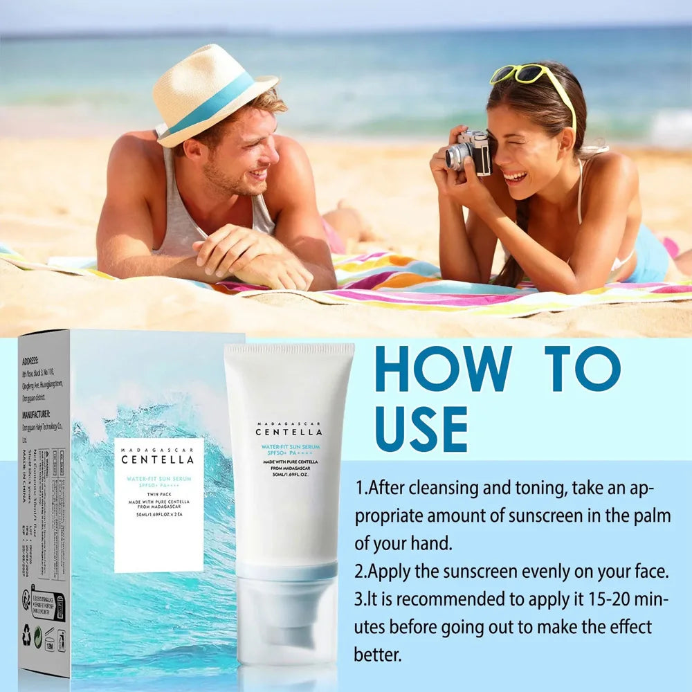 LGRAMER SPF 50+ Centella Facial Sunscreen | Korean Moisturizer