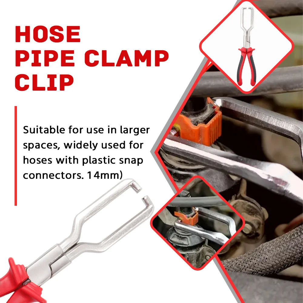 4PCS Hose Clamp Pliers Set Car Oil Fuel Pipe Separation Filter Clamp Pliers Professional Labor-Saving Auto Repair Hand Tools Peaceful Pleasures Health and Wellness