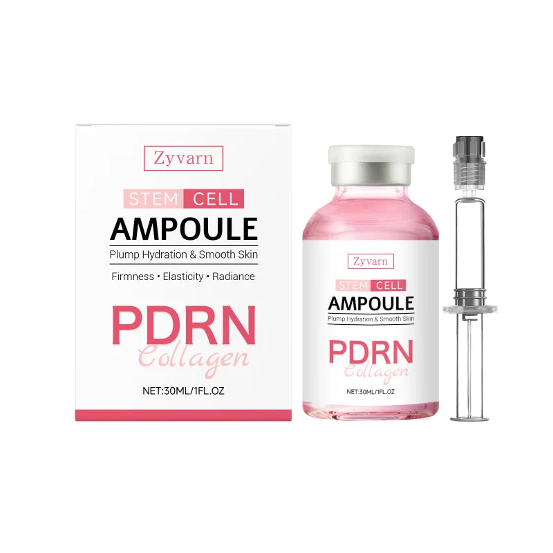 Collagen Silk Peptide Ampoule Essence Long-lasting Hydration Reduces Fine Lines Enhances Facial Radiance Korean Skincare Essence Peaceful Pleasures Health and Wellness PDRN Essence 30ml