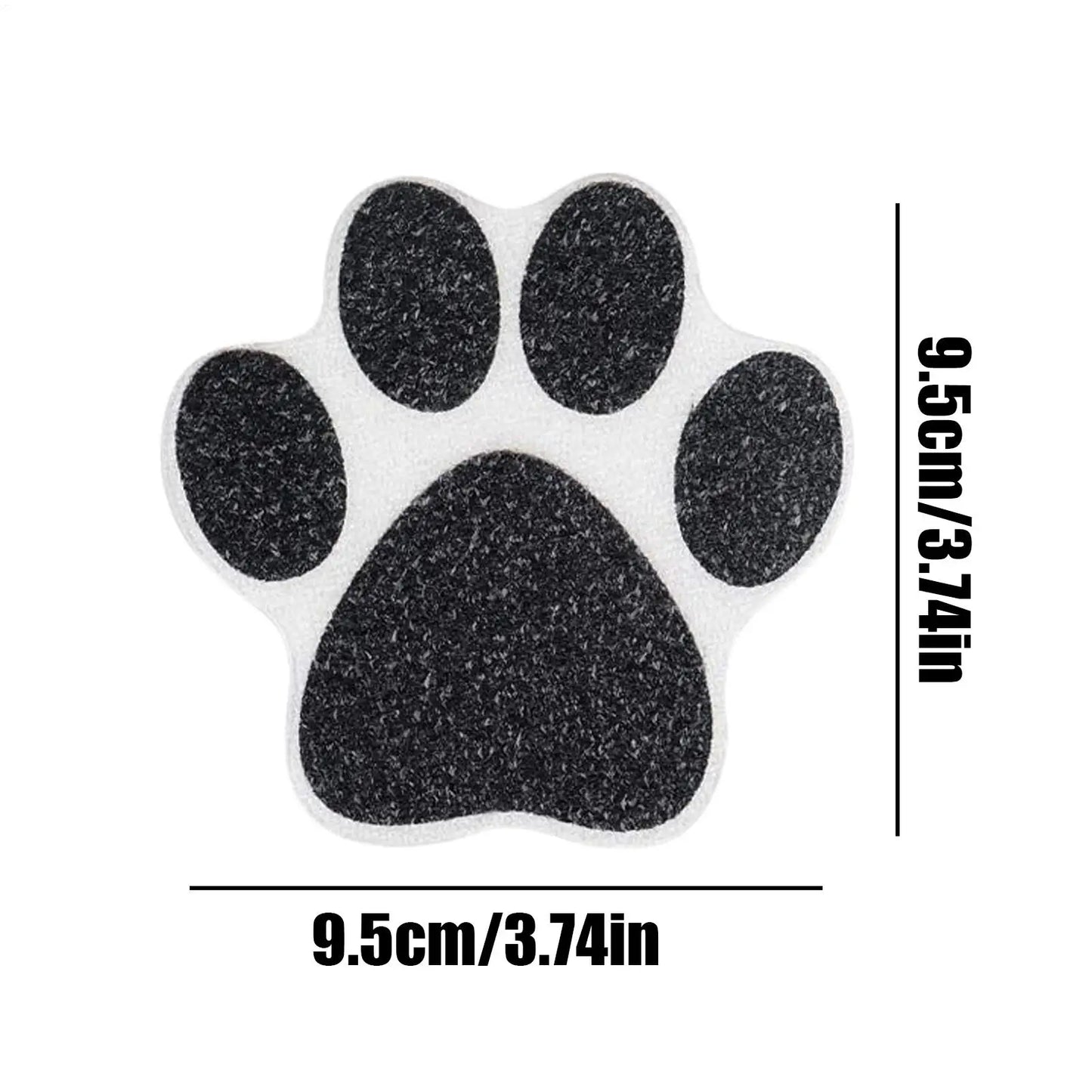 Dog Paw Non-Slip Bath Stickers 20-Pack | Kids & Elderly Safety