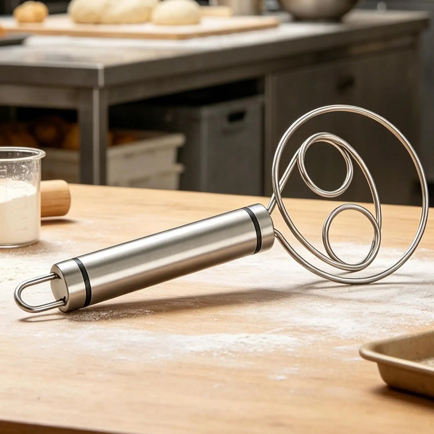 Stainless Steel Dough Whisk – Bread & Pastry Blender