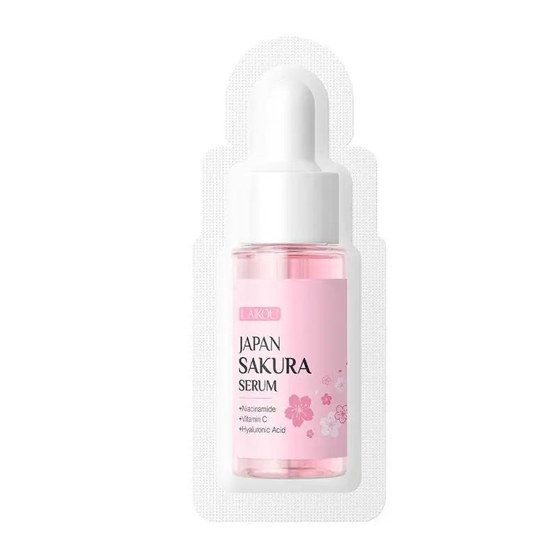 10-Pack Sakura Hyaluronic Acid Face Serum 1ml Travel Size