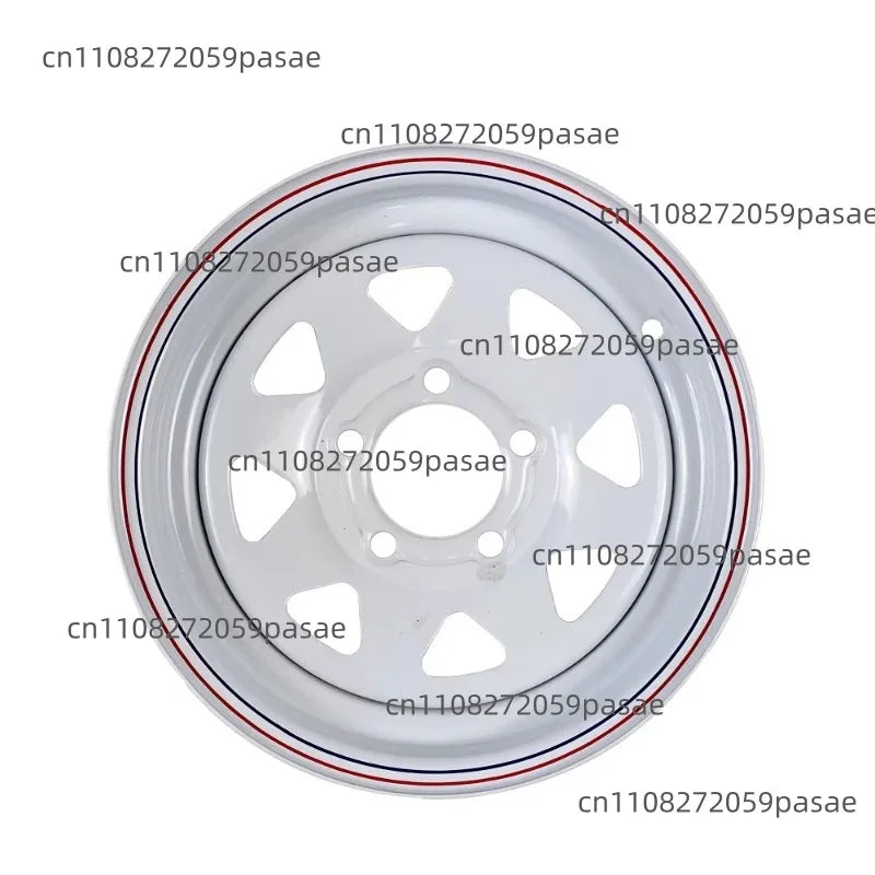 Trailer Steel Wheel Hub Ring 12–16 Inch | Galvanized Chrome RV
