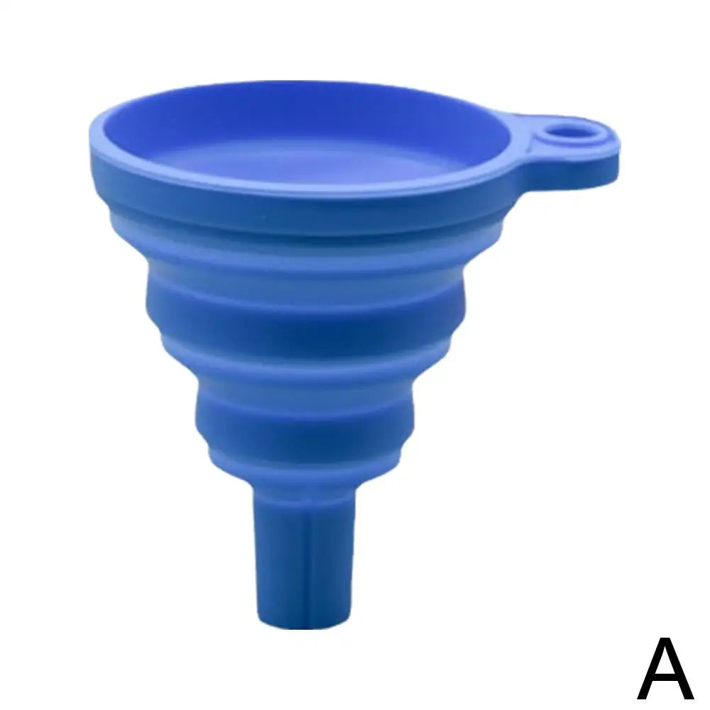 Portable Auto Engine Separatory filter funnel Universal Silicone Liquid Funnel Washer Fluid Change Foldable Peaceful Pleasures Health and Wellness A