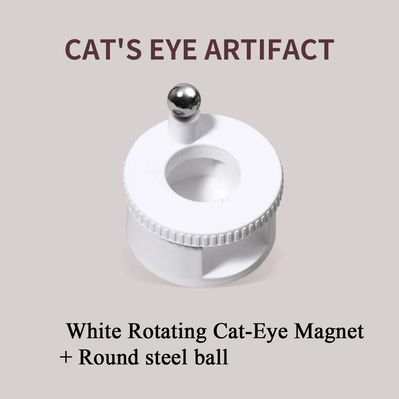 360° Rotating Cat Eye Magnet | 3D Glass Bead Nail Art Tool