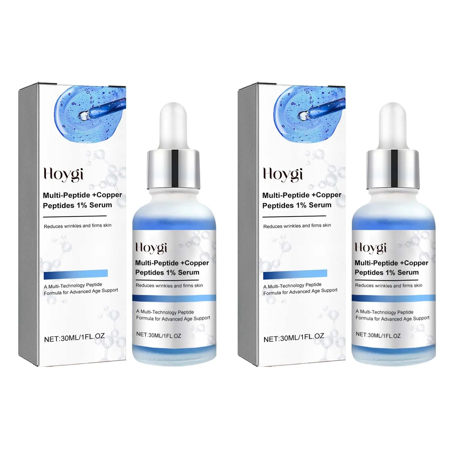 Blue Copper Peptide Serum – Firm, Brighten & Shrink Pores
