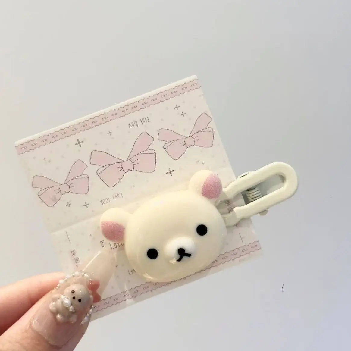 Cute Bear Hairpins Set – Preppy Plastic Hair Accessories for Girls Hairpin Peaceful Pleasures Health and Wellness Yellow