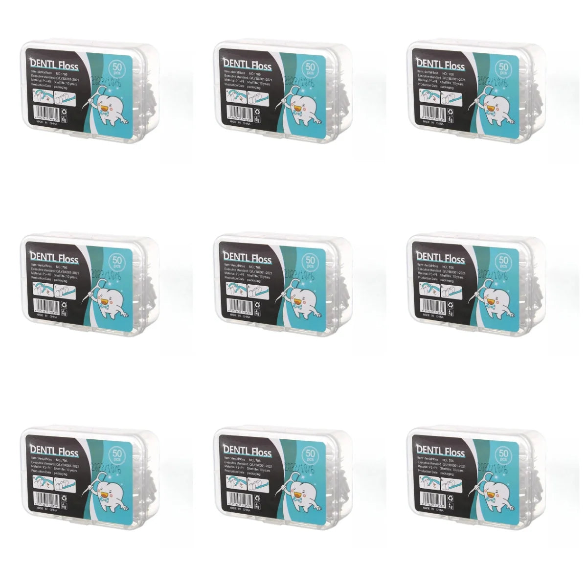 Disposable Floss Toothpick Tooth Cleaning Gadget Brushing Teeth Washing Supplies Oral Health Cleaning Tools Home Daily Supplies Peaceful Pleasures Health and Wellness 9 box 450 pcs