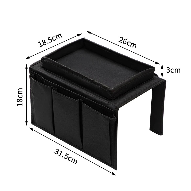 Sofa Armrest Hanging Storage Bag | Remote & Home Organizer