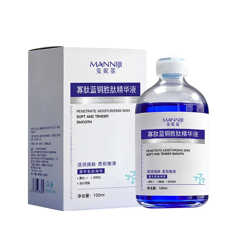 Blue Copper Peptide Face Serum 100ml | Anti-Aging Essence