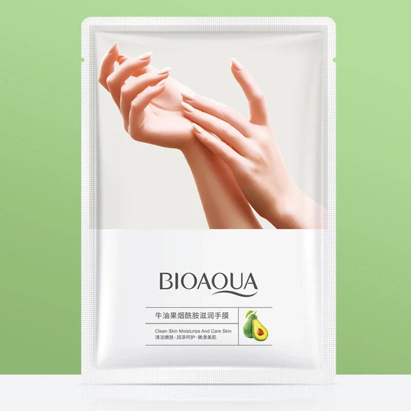 BIOAQUA Avocado Hand Masks – 5 Pairs Moisturizing & Anti-Aging