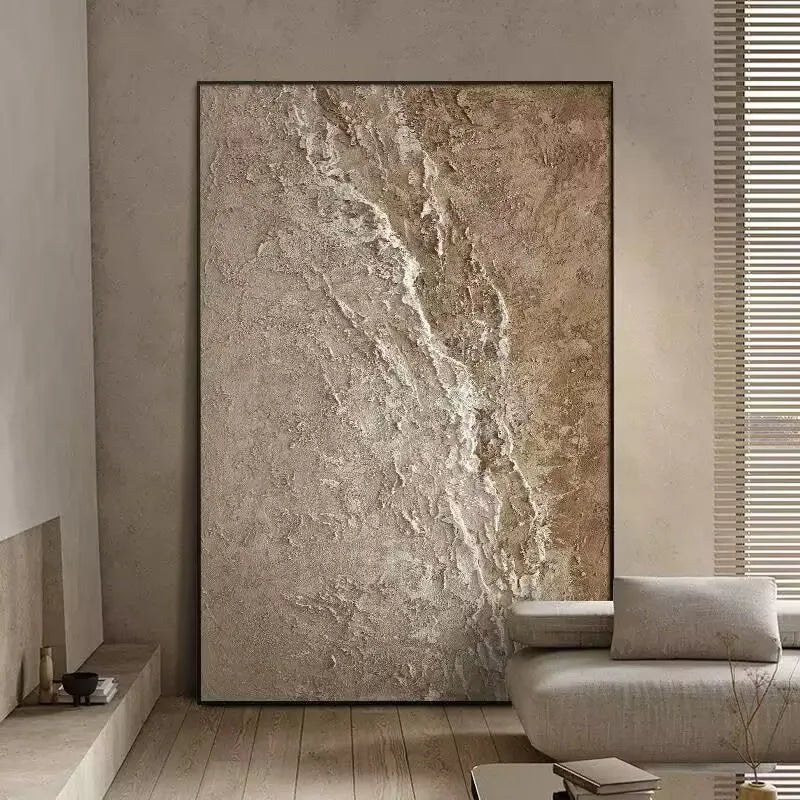 Modern Abstract Hand Drawn Texture Hanging Painting Frameless Canvas Oil Painting Wall Art poster For Living Room Bedroom Sofa Peaceful Pleasures Health and Wellness