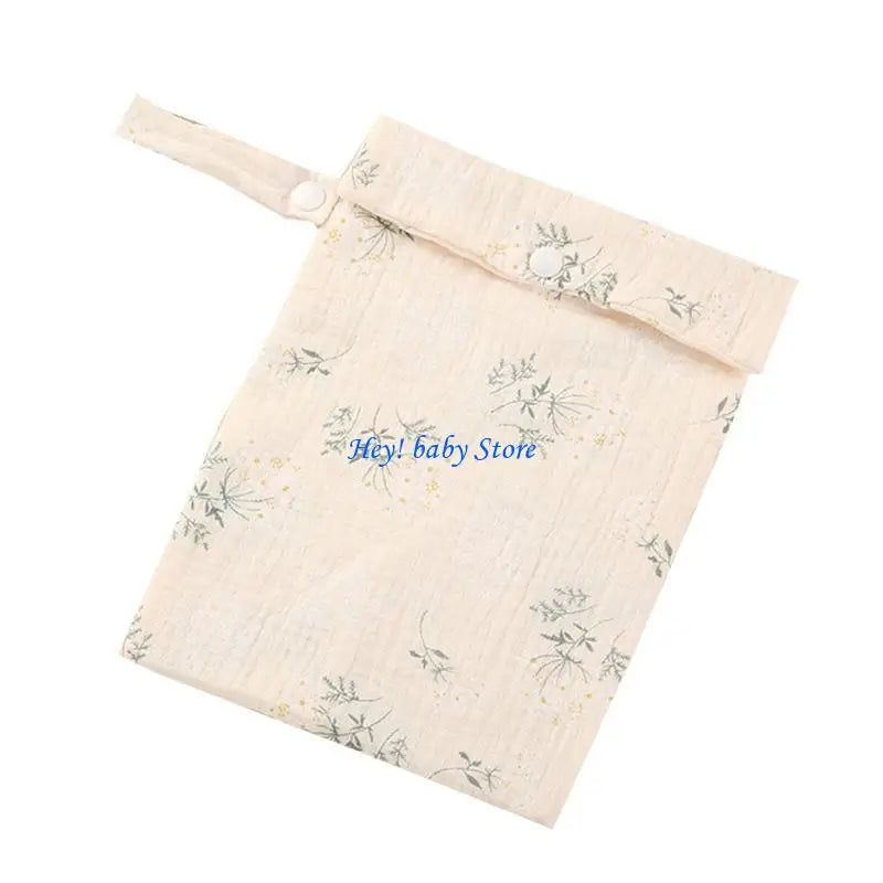 Cotton Baby Diaper Bag – Stroller Organizer & Nappy Pouch