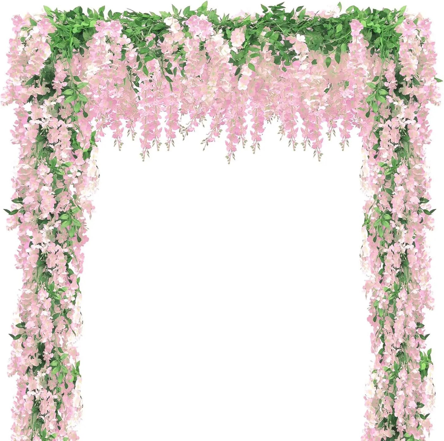 1.8M Silk Wisteria Flower Vine Garland | Wedding & Home Decor