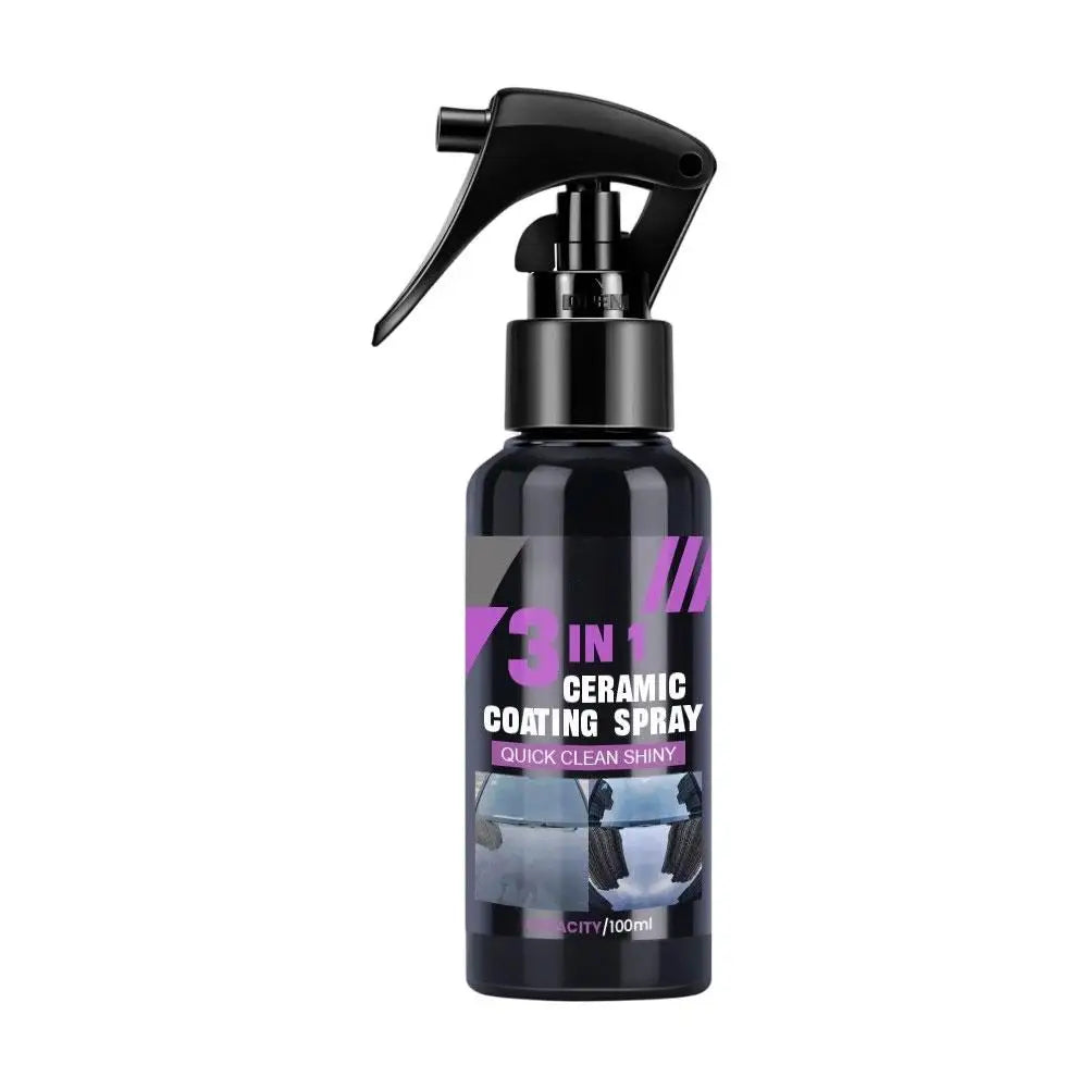 3-in-1 Car Ceramic Nano Coating Spray – Hydrophobic Paint Shield