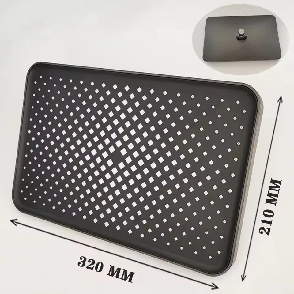 14 Inch Rainfall Shower Head | Ceiling Mounted, Water Saving