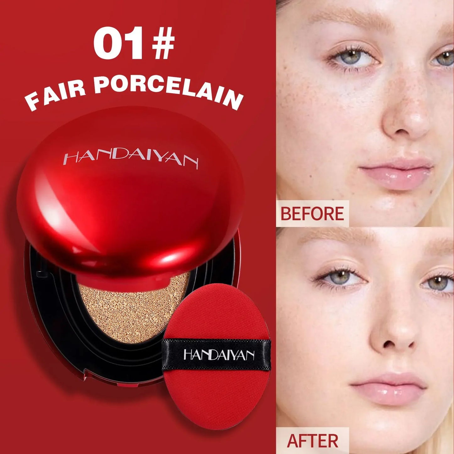 BB CC Air Cushion Cream – Full Coverage Waterproof Foundation