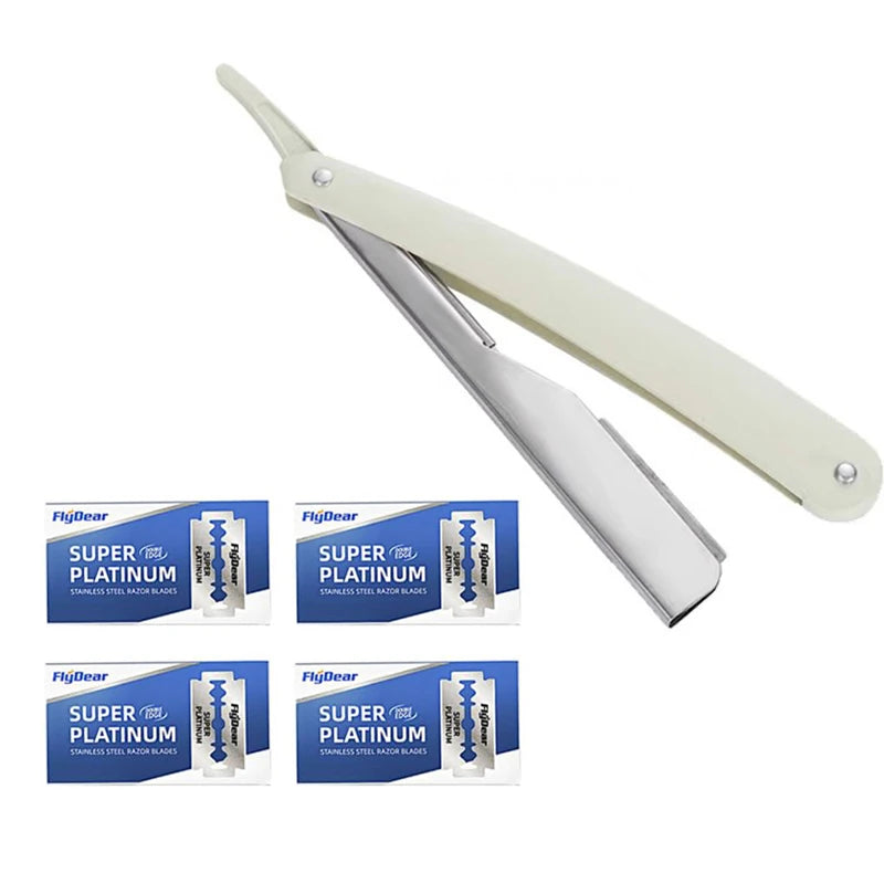 Men's Folding Straight Razor Set + 10 Blades | Barber Edge